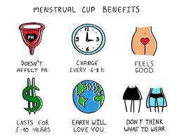 Women fells menstrual cups